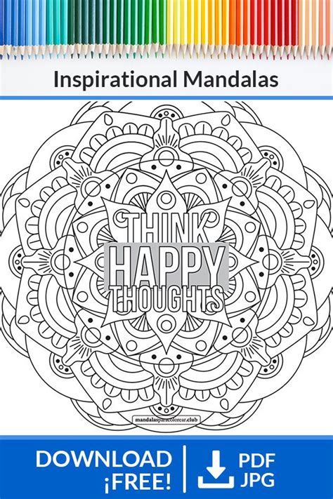 Mandala Con Frase De Motivaci N Para Imprimir En Pdf Y Printable