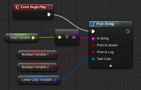 Connecting Nodes Unreal Engine Documentation