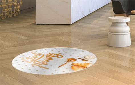 Custom Printed Floor Decals | Durable and Removable Stickers