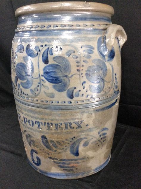 Sold Price Magnificent Eagle Pottery Gallon Stoneware Crock