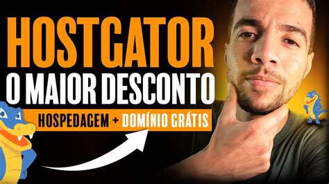 Ative O Maior Cupom De Desconto Hostgator Hospedagem De Site