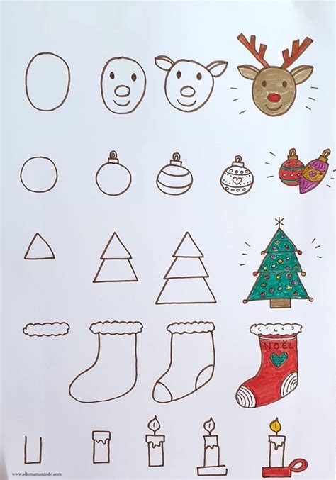 Pin By Luna P On Crafts Ideas Home Ideas Easy Christmas Drawings