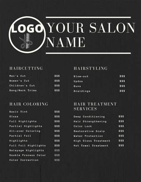 Popular Hair Salon Services to Add to Your Price List