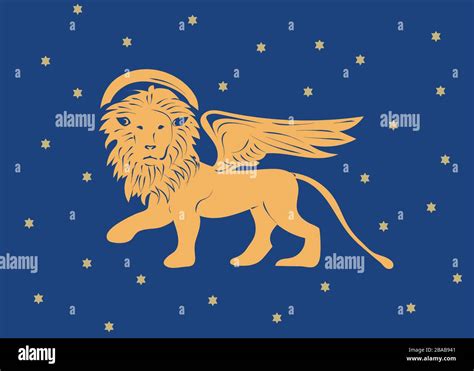 Venetian republic winged lion Stock Vector Images - Alamy