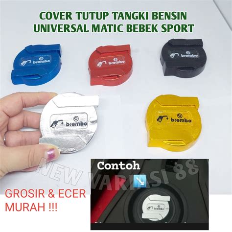 Jual COVER TUTUP TANGKI BENSIN MOTOR BAHAN CNC PNP MATIC BEBEK SPORT