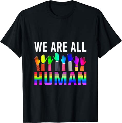 Human Rights Rainbow Lesbian Gay Lgbtq Pride Month Lgbt T Shirt Walmart
