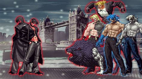 Kof Mugen Iori Yagami Fen Lv Vs Master Rugal Team Youtube