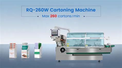 Rq Zh W Continuous Full Automatic Box Packing High Speed Horizontal