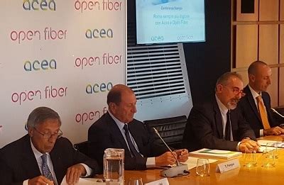 Roma A Banda Ultralarga Ecco Il Piano Open Fiber Acea Corcom