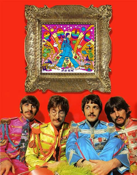 Mitch O'Connell: Paul McCartney Sgt. Pepper Psychedelic Pop Art Surreal Signed Screen Print!