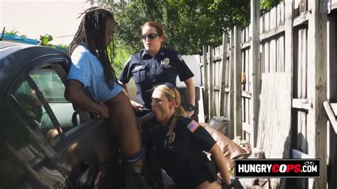 Suspect Fucking Two MILF Lesbian Cops Porn Videos