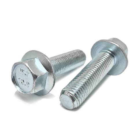 M X Hex Flange Bolt Jis Class Zinc Plated