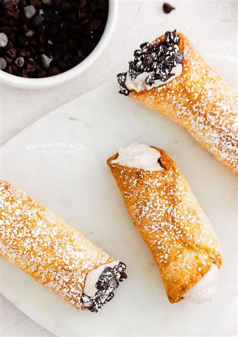 Chocolate Chip Cannoli