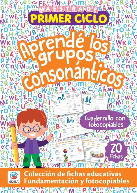 APRENDE LOS GRUPOS CONSONANTICOS COLECCION DE FICHAS EDUCATIVAS DIGITAL