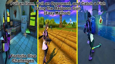 Pull An Item Pull An Opponent And Catch A Fish Using The Harpoon Gun