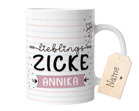 Timalo Tasse Lieblings Zicke Mit Namen Bedrucken Lassen