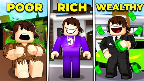 Poor To Rich To Filthy Rich In Roblox Brookhaven Youtube