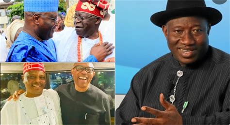 2023 Jonathan Sends Message To Tinubu Peter Obi Atiku And Other