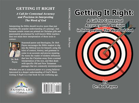 Getting It Right New Releases Faithful Life Publishers Christian