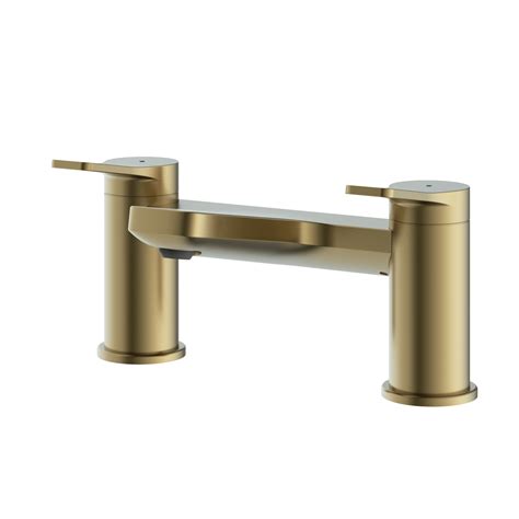 Avante Deck Mounted Bath Filler Brushed Brass Get My Taps