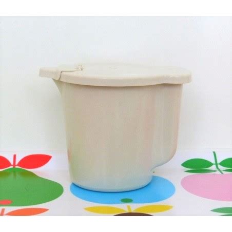 Boite Verseuse Tupperware Beige Bec Verseur Vintage H Cm