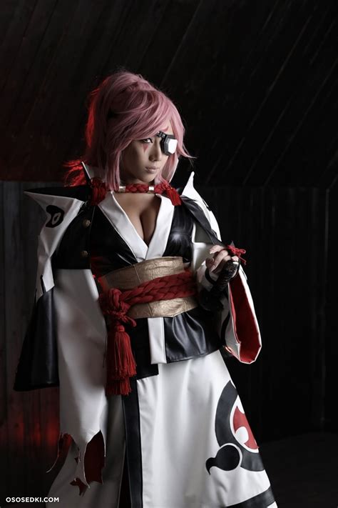 Nonsummerjack Guilty Gear Baiken Naked Cosplay Asian Photos