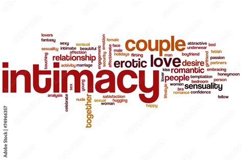 Intimacy Word Cloud Stock Illustration Adobe Stock