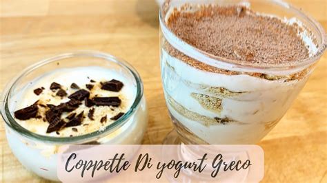 Coppette Di Yogurt Greco Con Biscotti Oro Saiwa Tritati E Scaglie Di