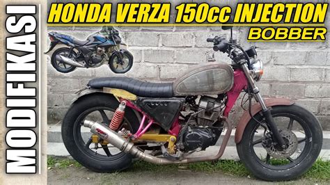 Custom Motor Bobber Basic Honda Verza Cc Youtube