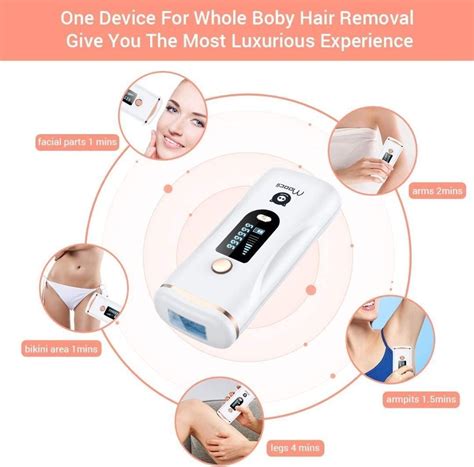 Moocii Ipl Hair Removal For Woman And Men Flashes Facial Hair