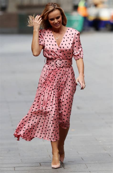 Amanda Holden - Wearing long dress leaving Global Radio in London -17 ...