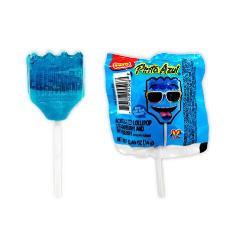 Vero Lollipops Pinta Azul Brocha 40 Pieces Pack Buy At My Mexican Candy