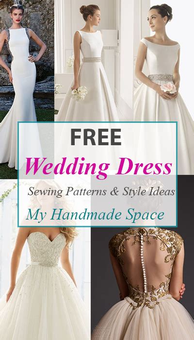 Free Wedding Dress Sewing Patterns Wedding Dress Sewing Patterns Diy