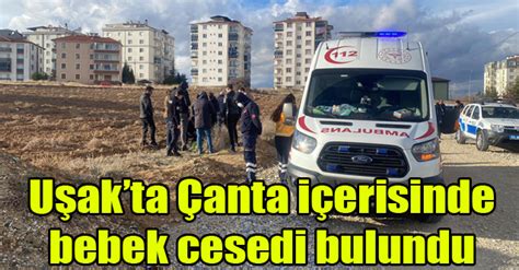 Uşakta Çanta Içerisinde Bebek Cesedi Bulundu Haberi