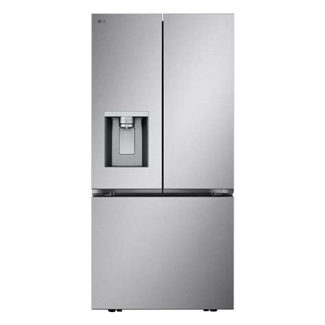 Lg Electronics 33 Inch W 20 Cu Ft Smart Counter Depth Max Refrigerator In Fingerprint Re