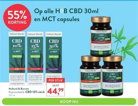 Cbd Sterk Aanbieding Bij Holland Barrett