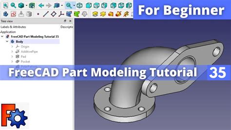 FreeCAD Part Modeling Tutorial 35 FreeCAD Tutorial FreeCAD Part