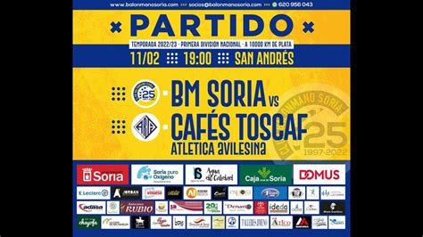 BALONMANO SORIA VS CAFÉS TOSCAF ATLETICA AVILESINA YouTube