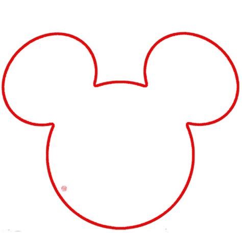 Mickey Mouse Head Outline - Cliparts.co