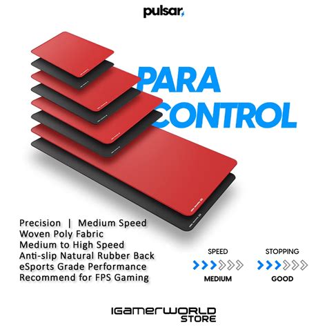 Jual Pulsar ParaControl V2 Medium Speed Gaming Mousepad | Shopee Indonesia
