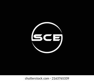 Simple Sce Logo Design Concept Vector Stock Vector (Royalty Free ...