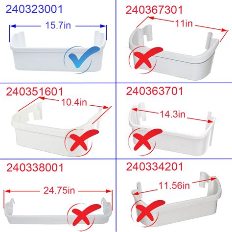 Siwdoy Pack Of Refrigerator Door Bin Compatible With