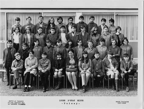 Photo De Classe 4 Eme M4 1967 1968 De 1968 Lycée Le Corbusier