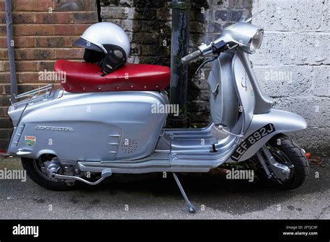 Vintage lambretta motor scooter hi-res stock photography and images - Alamy