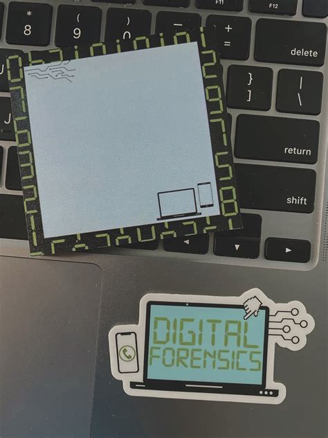 Sticky Notes Post It Notepad Digital Forensic Design Crime Etsy