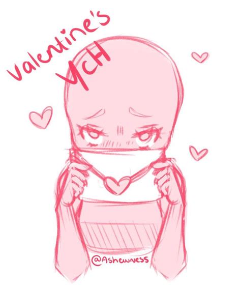 Ych Valentine S Day Closed By Ashewness On Deviantart Chibi