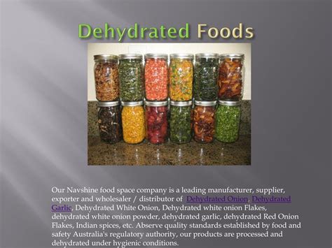 Ppt Navshine Wholesale Dehydrated Food Suppliers Manufacturers