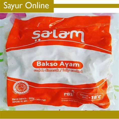 Jual Salam Bakso Ayam 500 Gr Shopee Indonesia