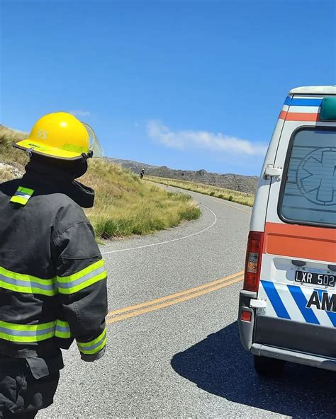 Motociclista Hospitalizado Tras Accidentarse En Una Curva En Copina