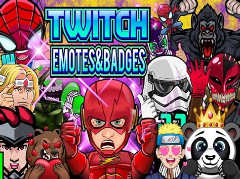 Amazing Emotes And Sub Badges For Twitch Discord Youtube Upwork